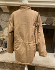 Vintage London Fog Outdoors Unlimited Field Jacket Womens 14 Reg Tan Khaki Brown