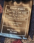 BB Dakota Women's Aztec Fur Trim Coat XS Blanket Southwestern Jacket