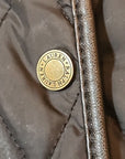 LAUREN RALPH LAUREN Women's Quilted Coat Hooded Full Zip Black