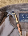 JACHS New York Mens Cordoroy Blazer Small Classic Two Button Grey