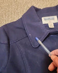 Stormy Kromer Womens Wool Pea Coat XL Button Front Pea Coat Blue