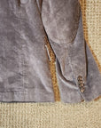 JACHS New York Mens Cordoroy Blazer Small Classic Two Button Grey