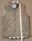 Departwest by Buckle Men’s Vest Southwestern Medium Olive