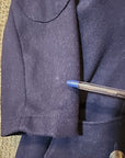 Stormy Kromer Womens Wool Pea Coat XL Button Front Pea Coat Blue