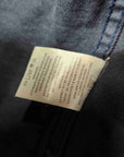 J Galt Heavy Denim Shirt Jacket Corduroy Collar Button Up Mens Small