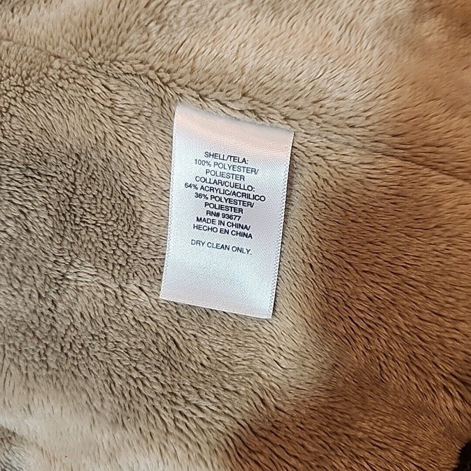 Allen B by Allen Schwartz Women&#39;s Jacket Suede Faux Fur Shearling Lined Medium